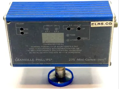 USED MKS GRANVILLE-PHILLIPS MINI-CONVECTRON GAUGE 3-DIGIT DISPLAY REV A