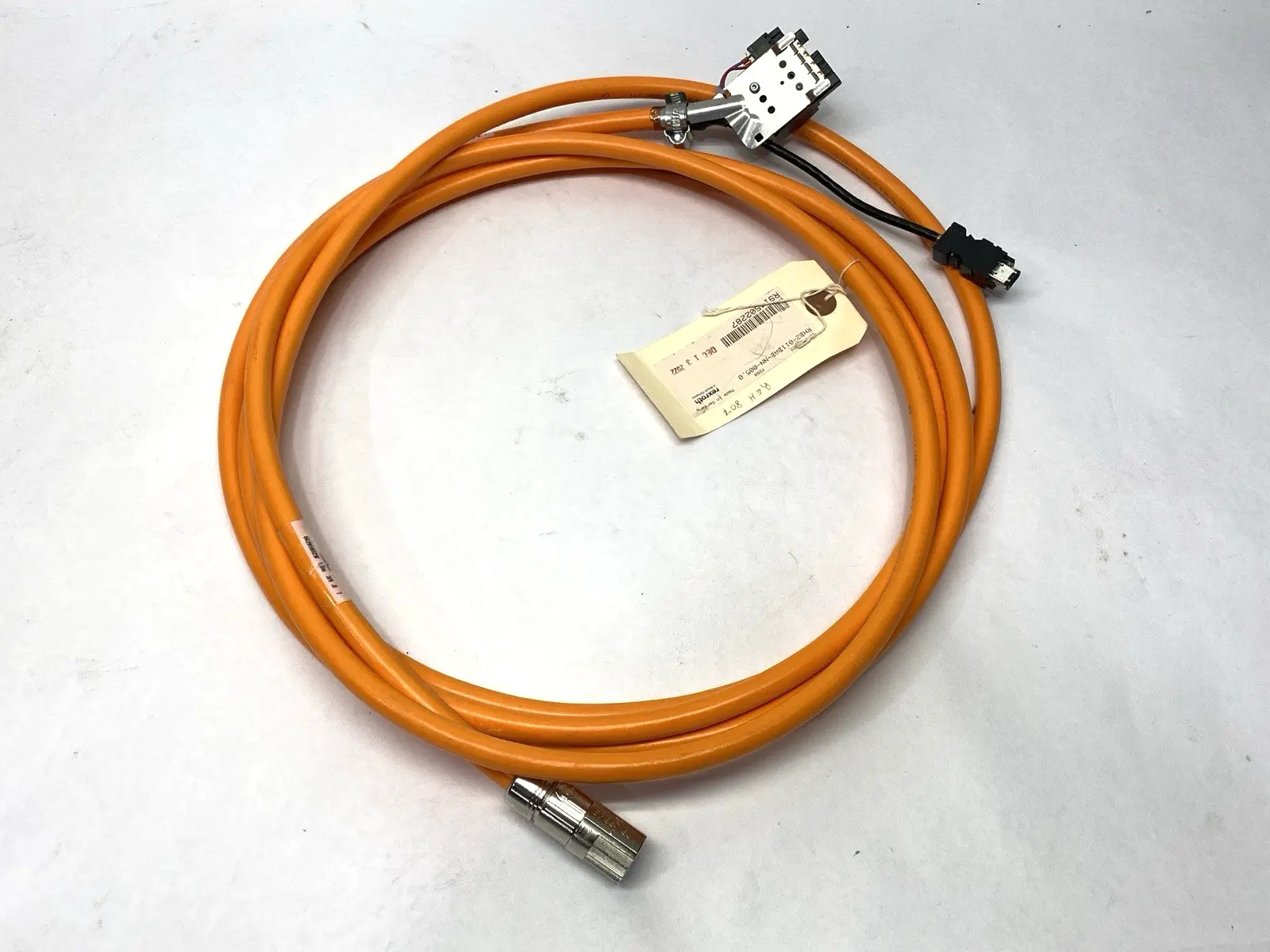 USED BOSCH REXROTH HYBRID SERVO MOTOR CABLE 5M RHB2-011BAB-NN-005,0