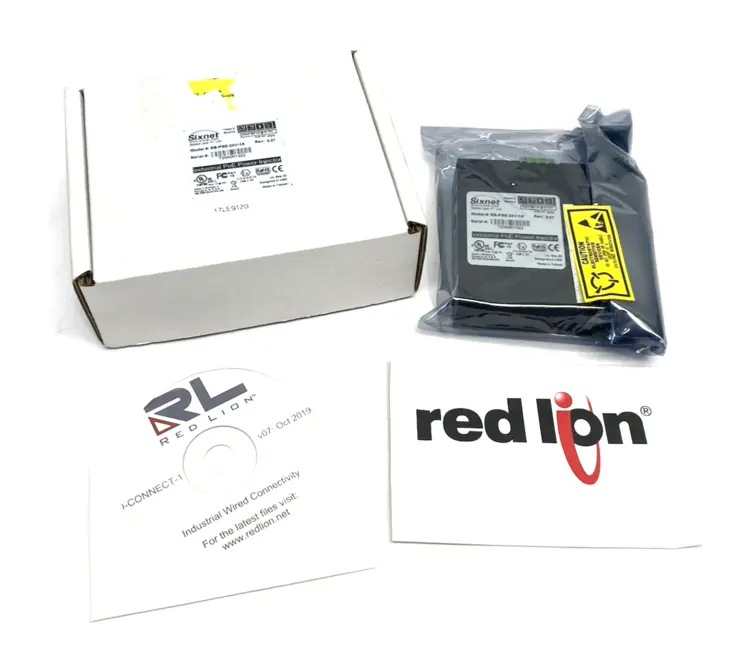 New | in-Stock RED LION CONTROLS SIXNET® MODE B POWER INJECTOR, 2-PORT Misc Networking Equipment Michigan US | Maverick Industrial Sales #1092059