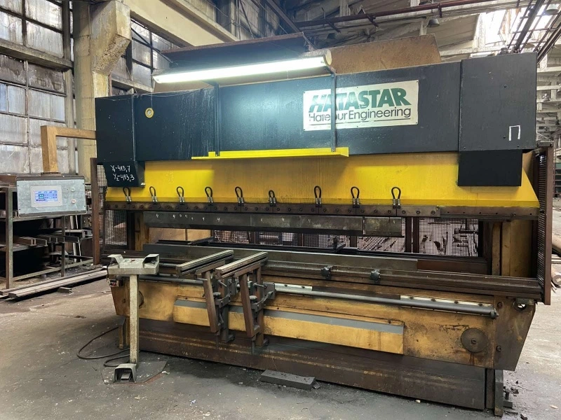 HATEBUR CNC Press Brake, in good working condition, visible under power
