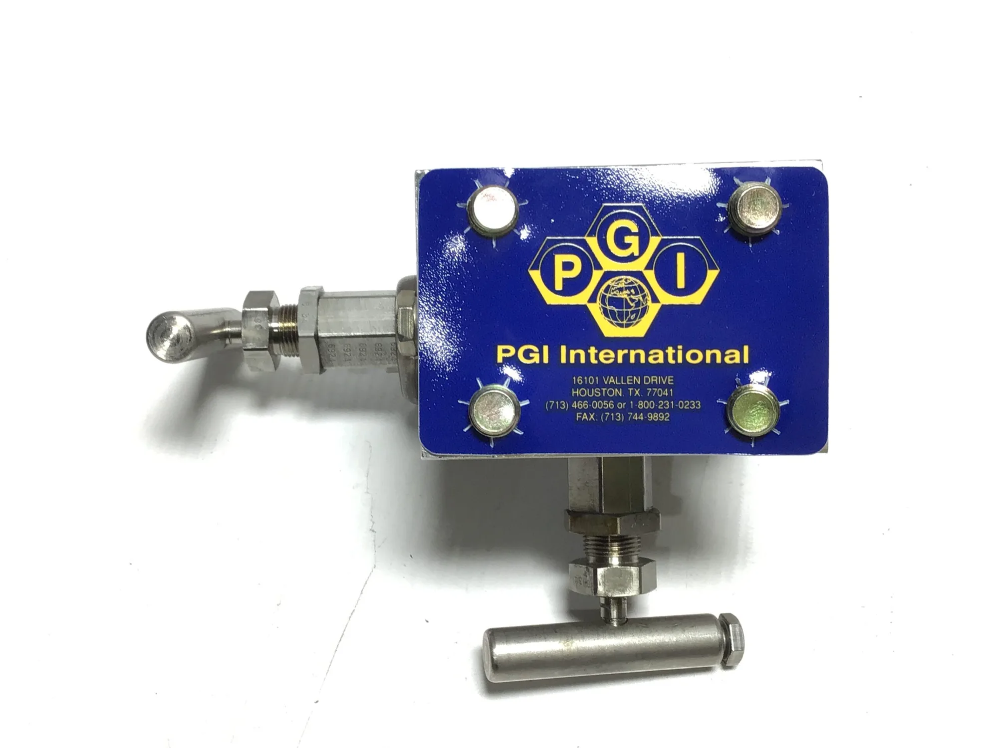 PGI International PM-618SCG Valve Manifold 316 Stainless Steel 3030/6000 PSI