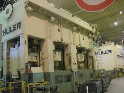 3500 Ton, SCHULER T3-3500-10-650, 3 RAMS, 10 STATION, 180"BA, CUSHION