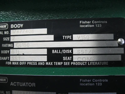 NEW Fisher V150