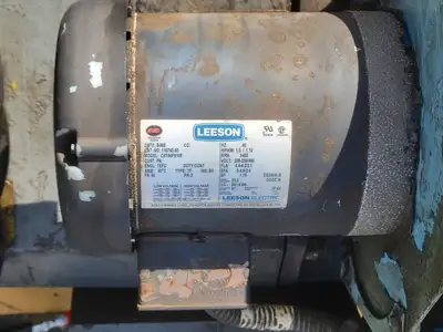 75 hp, 240 volts, 1850 rpm, ULC3612ATZ Electric Motor w/ 1.5 hp Fan