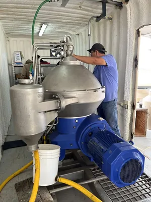 Alfa-Laval CLARA 200 hermetic clarifier module, 316SS.