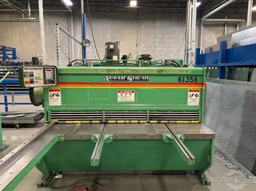 Used 2008 ACCURSHEAR 61356 Power Squaring Shears (Gauge) Florida US | Southern Fabricating Machinery Sales, Inc. #115056