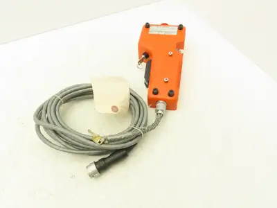 Westinghouse Unimation 3D32488G01 Robot Teach Pendant W/Cable & Deadman Switch