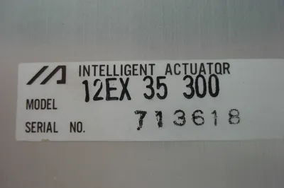 USED INTELLIGENT ACTUATOR IAI 12EX-35-300
