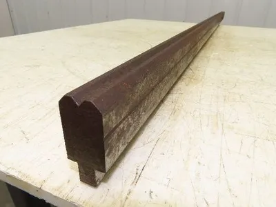 Press Brake Die 61" Long 90° V 5/16" W 1/8" D 1-13/16" H 1/2" Tang