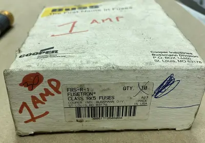 New | in-Stock COOPER BUSSMANN FRS-R-1 Miscellaneous Equipment (Electrical & Power) | Surplus Asset Holdings #1190252