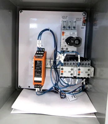 NEW DEMATIC LACA000022 REVERSING STARTER 480VAC 1HP AS-I CONTROL PANEL