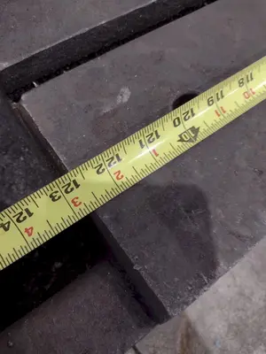 138" X 30" X 6.25" T-SLOTTED LAYOUT PLATE / TABLE: STOCK #23626