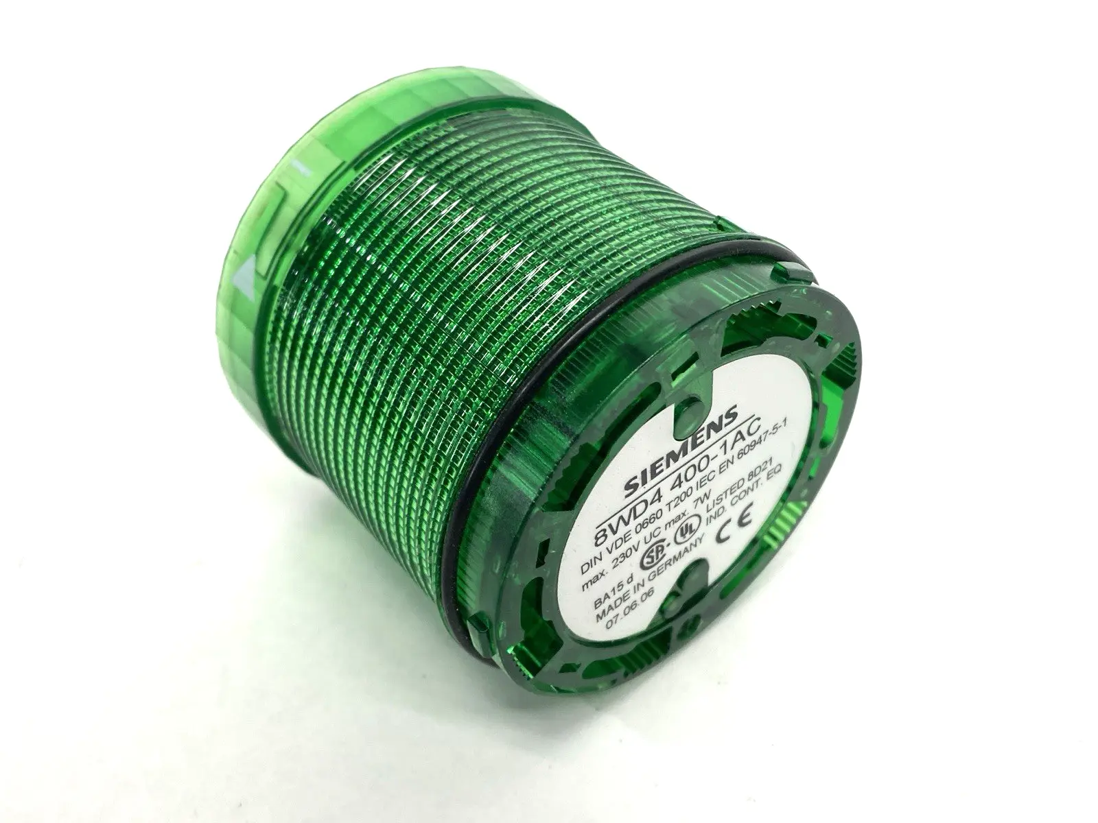 Used Siemens Green Steady Stack Light 70mm 230V Lighting Michigan US | Maverick Industrial Sales #1401936