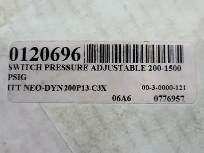 NEW ITT INDUSTRIES 200P13C3