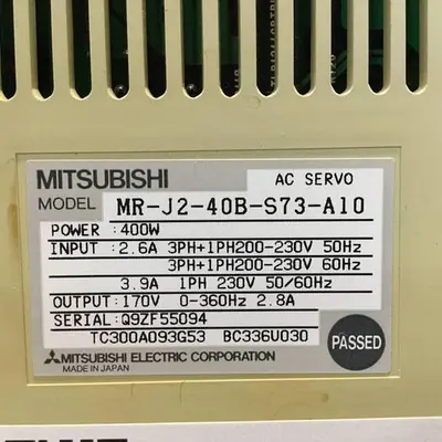 USED MITSUBISHI MR-J2-40B-S73-A10
