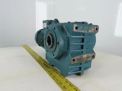 BAUER 1Hp Gear Motor Hollow Thru Shaft 230/460V 3Ph 11.5 RPM {bs30-84}/d08ma4/am