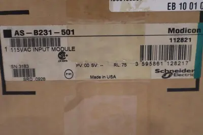 GOULD MODICON AS-B231-501 115VAC UNMP STOCK G401