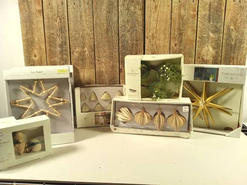 Huge lot of Christmas Decor (tree toppers, ornaments. etc.)