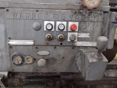 2A WARNER & SWASEY MODEL #M-3470 CROSS SLIDING TURRET LATHE: YOBRO #25009