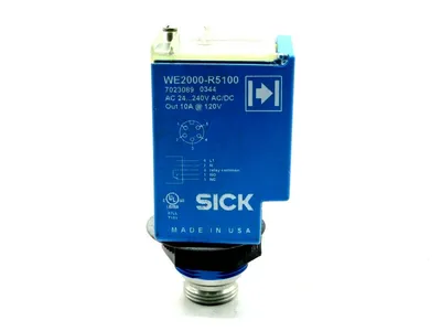 USED SICK OPTIC ELECTRONIC WE2000-R5100 PHOTOELECTRIC SENSOR WE2000R5100
