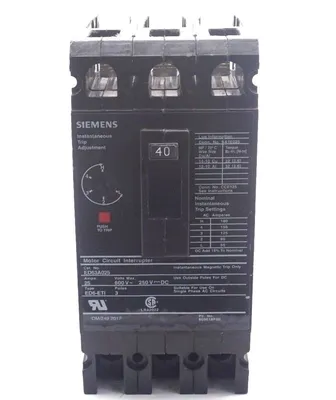 USED SIEMENS ED63A025 CIRCUIT BREAKER 25A 600V