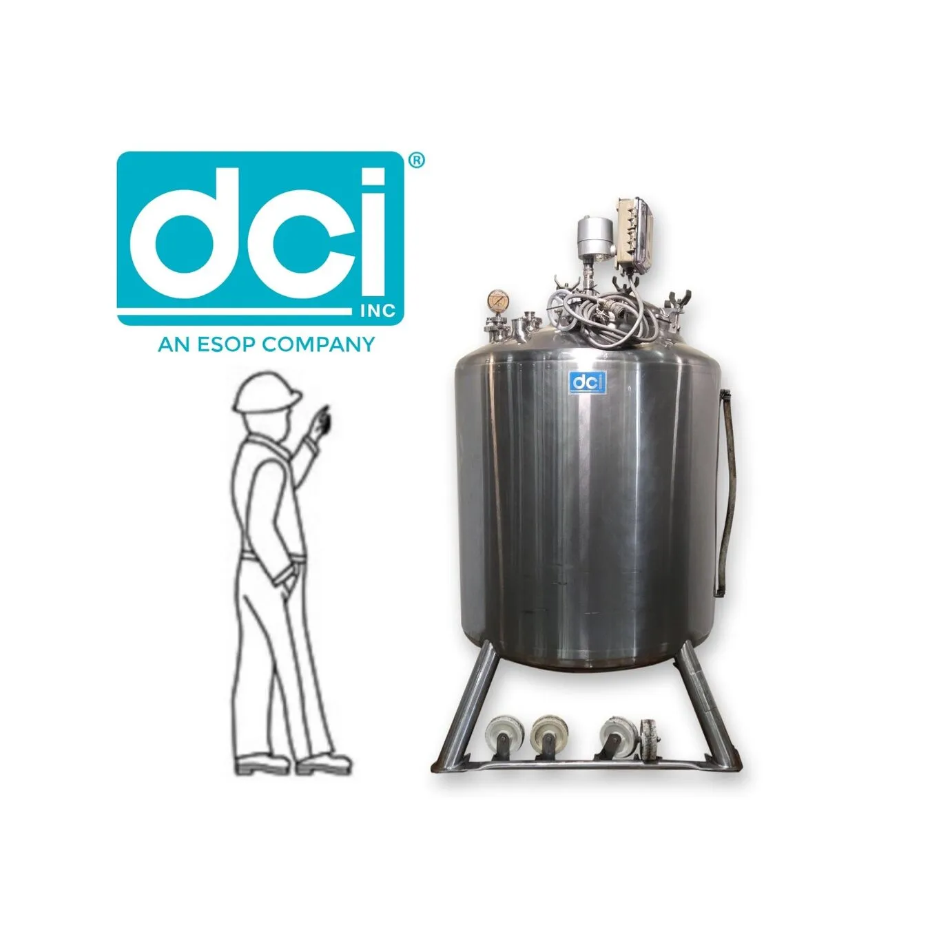 Used DCI INC. _UNKNOWN_ Stainless Steel Tanks West Virginia US | JM Industrial #1356990