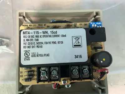 Used WHEELOCK MT4115WH, 15CD Commercial Audio/Visual Equipment Ohio US | HGR 24 #1325979