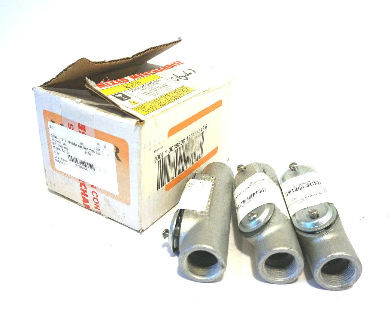 3 NEW CROUSE HINDS C37-CG CONDUIT BODY C37CG
