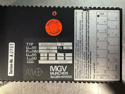 Mgv P101-05151 Power supply Module 80 Q 01 (7.3.5)