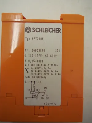 USED SCHLEICHER KZT710K TIME RELAY