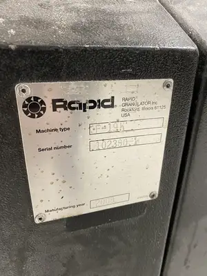 F-19K | Rapid Force  Plastic Granulator 460V 3PH - Used