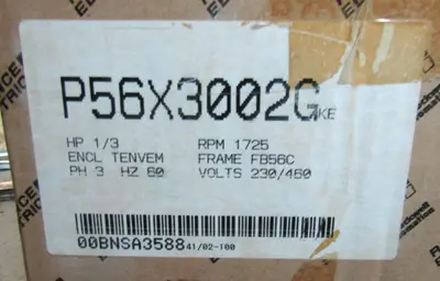 NEW RELIANCE ELECTRIC P56X3002G