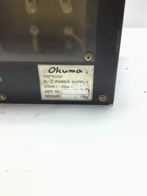 USED OKUMA ⚙️ MODEL: OSP5000 / E0451-254-013 — GENUINE REPLACEMENT PART FOR PRECISION MACHINES