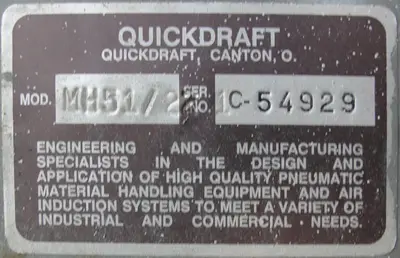 USED QUICKDRAFT MH-5 1/2