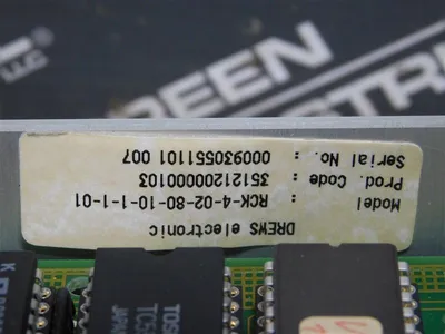 DREWS Electronic RCK-4-02-80-10-1-1-01 Zone Temperature Module USED