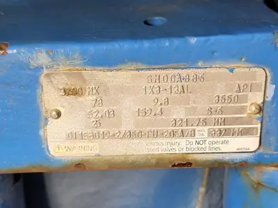 USED GOULDS PUMPS 3700MX