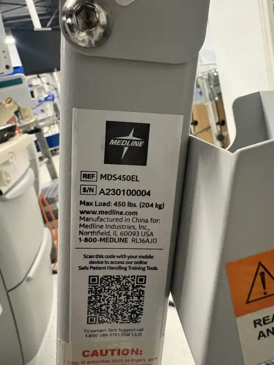 Used Medline MDS450EL Patient Scales / Patient Lifts Texas US | PT Medical Technologies #1458682
