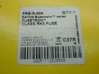 NEW COOPER BUSSMANN FRSR600