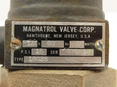 Magnatrol 18G26 Bronze Solenoid Valve 1-1/2"NPT 120V Full Port Normally Closed