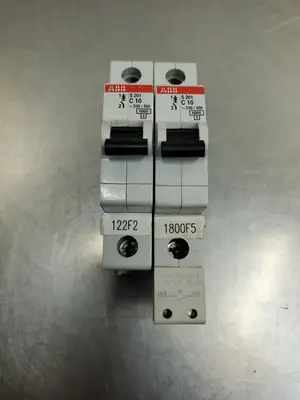 Used ABB S201-C10 Circuit Breaker, 1P, 10A, 230/400VAC Circuit Breakers South Carolina US | Palmetto Automation #1150403