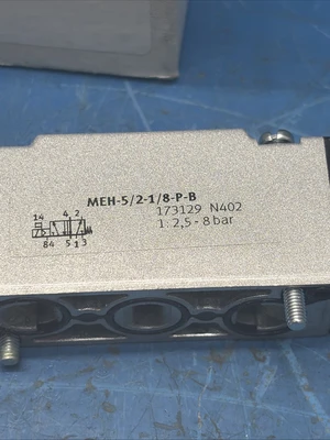 New | in-Stock Festo MEH-5/2-1/8-P-B PLC Processors Indiana US | J&J Industrial Supply #1407108