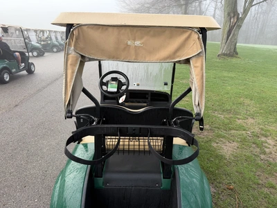 (1) 2019 E-Z-Go EFI golf cart with a Kawasaki gas engine, model 657061G01, includes canopy, fold-dow...