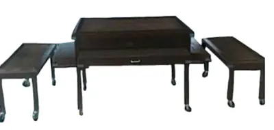 Wooden Expandable Merchandise Table