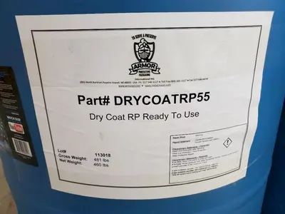 (4) 55 GALLON DRUMS OF DRYCOAT RP-55 RUST PREVENTATIVE: STOCK #16782