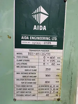 USED AIDA TCS-40-35/70