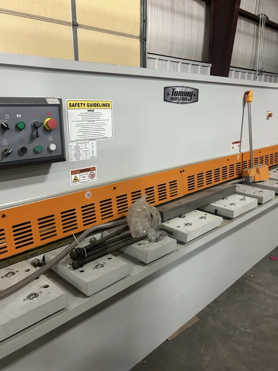 Used 1900 TOMMY INDUSTRIES TI1025 Power Squaring Shears (Inch) Oklahoma US | Revelation Machinery #1402812