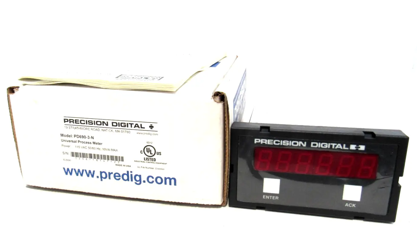 NEW PRECISION DIGITAL PD690-3-N PROCESS METER PD6903N