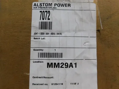 Alstom JOINT-1.5DIA-300#-90DEG-SWIVEL Air Preheater New