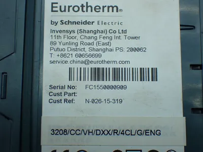 Used EUROTHERM 3208/CC/VH/DXX/R/4CL/G/ENG Temperature Controls Ohio US | HGR 24 #802939