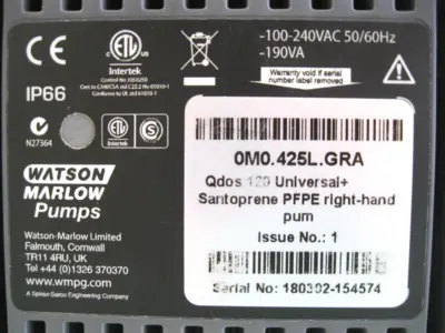 NEW Watson Marlow 0M0.425L.GRA